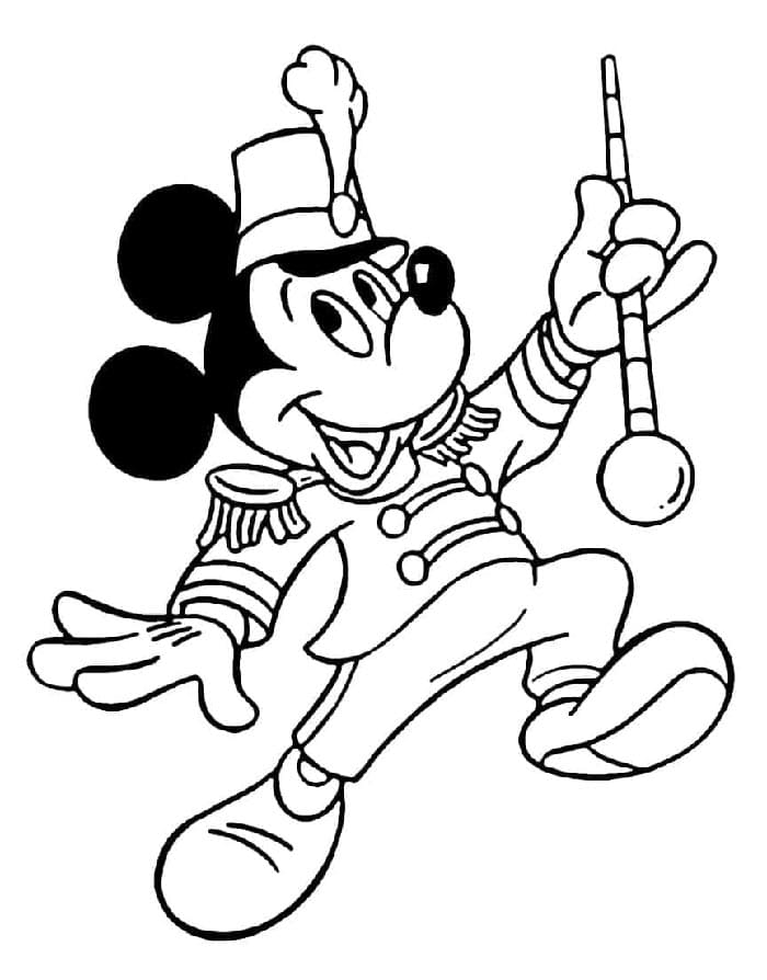 Kostenloses Mickey Mouse Bild ausmalbilder