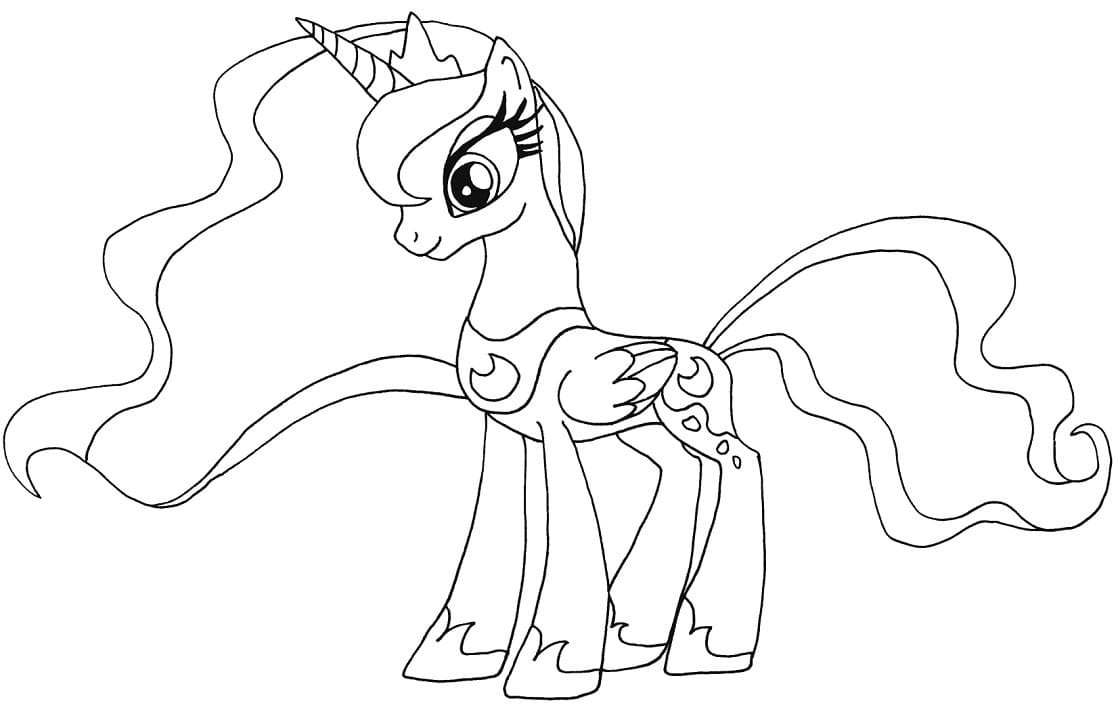 Kostenloses My Little Pony für Kinder ausmalbilder