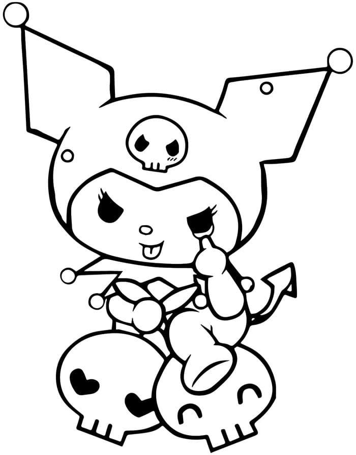 Kuromi aus der Sanrio-Welt ausmalbilder
