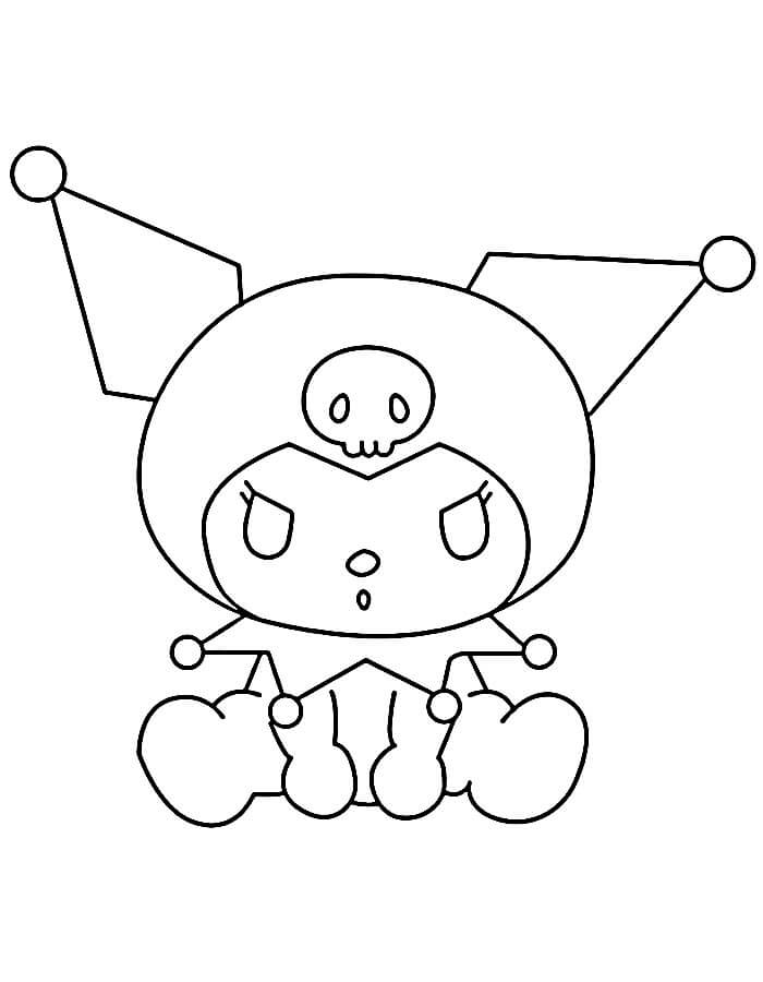 Kuromi druckbares Bild ausmalbilder