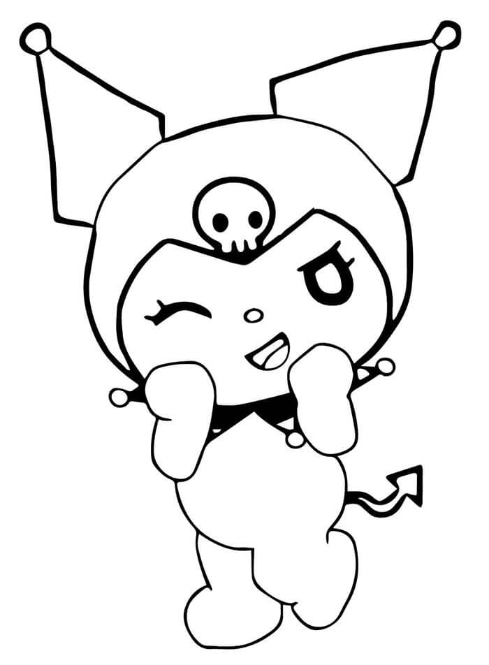 Kuromi für 1-jährige Kinder ausmalbilder