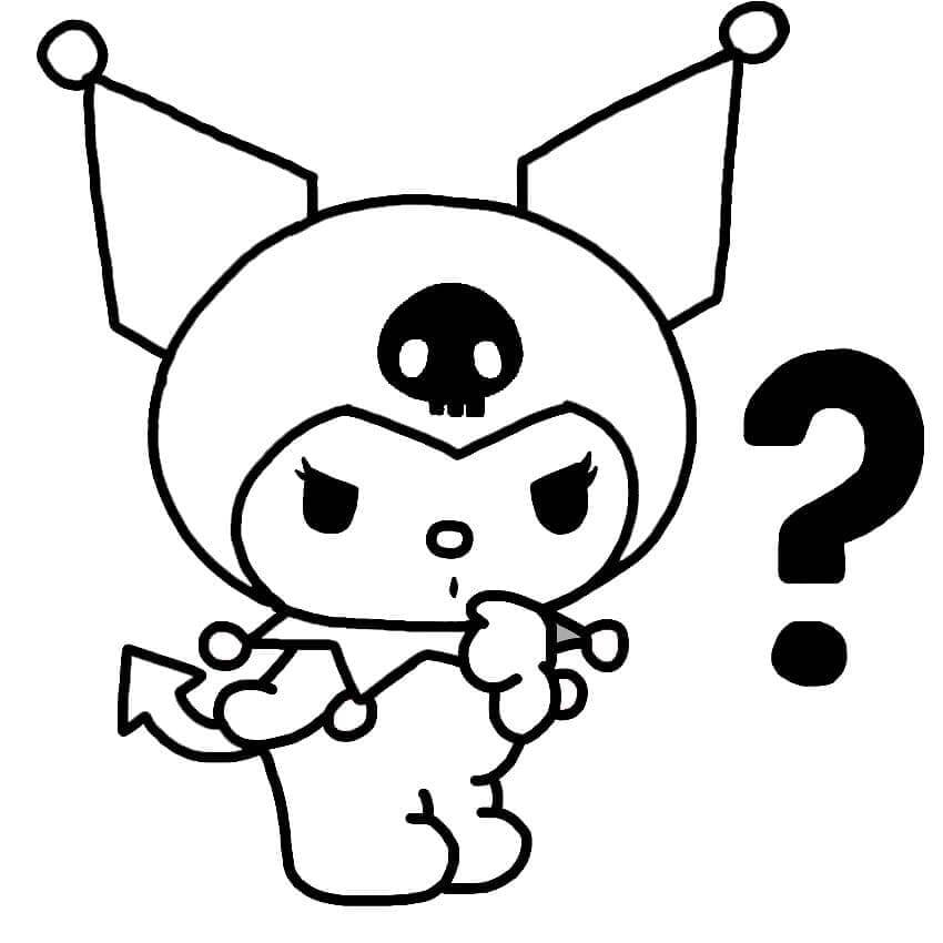 Kuromi für Kinder ausmalbilder