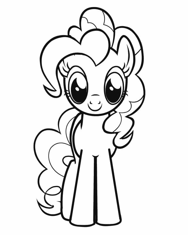 Leicht zu zeichnendes My Little Pony ausmalbilder