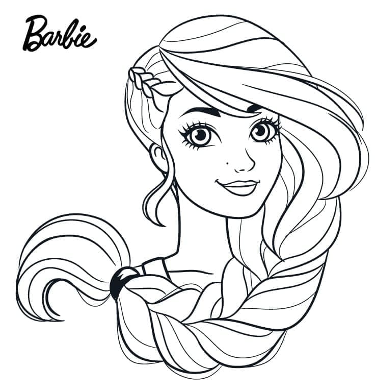Liebenswerte Barbie ausmalbilder