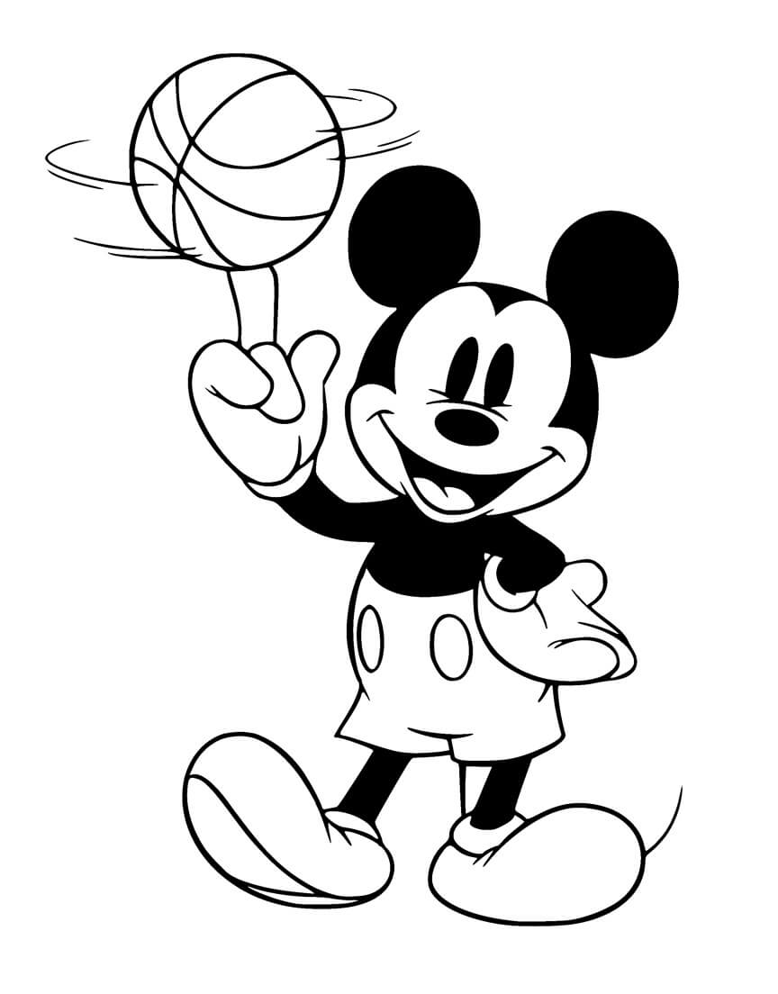 Liebenswerter Mickey Mouse ausmalbilder