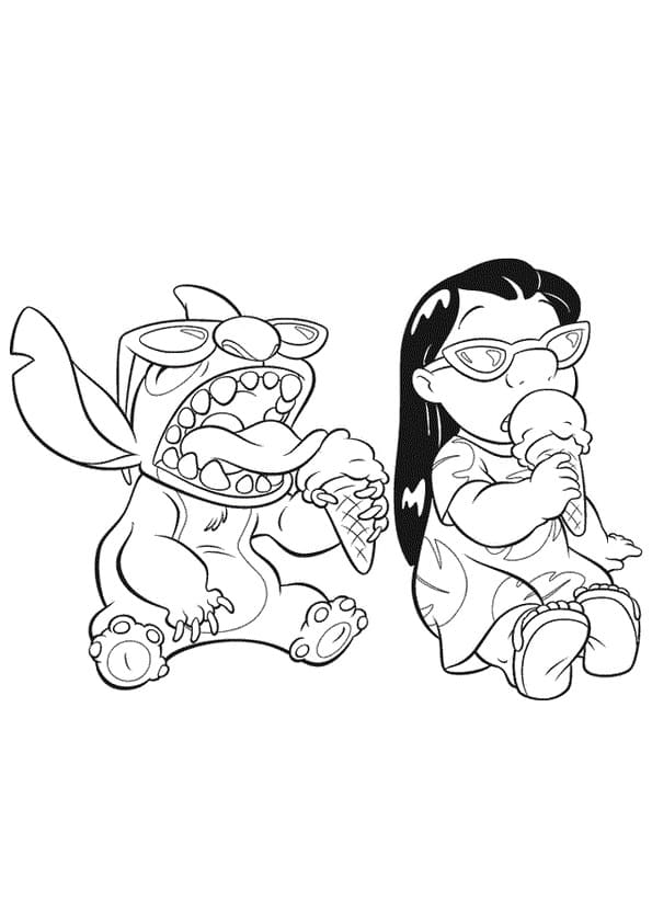 Lilo und Stitch (4) ausmalbilder