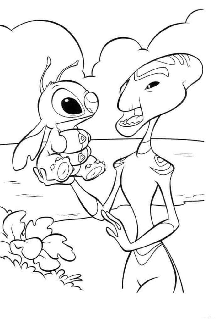 Lilo und Stitch (7) ausmalbilder