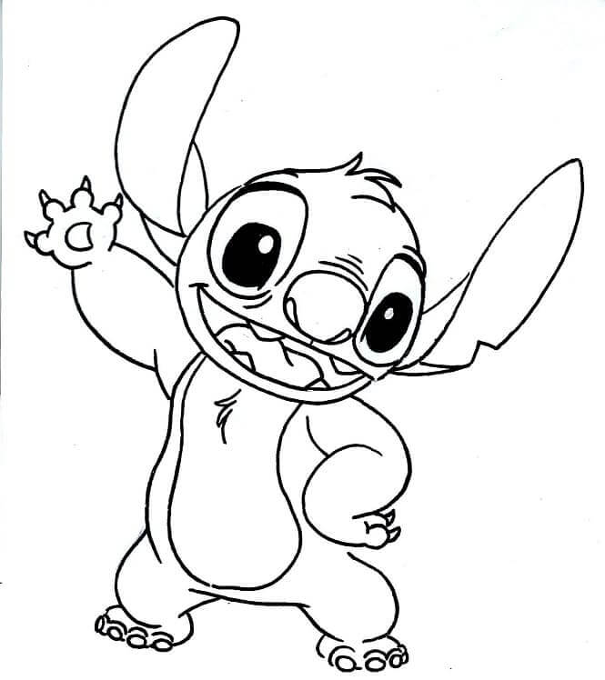 Lilo und Stitch für 1-jährige Kinder ausmalbilder