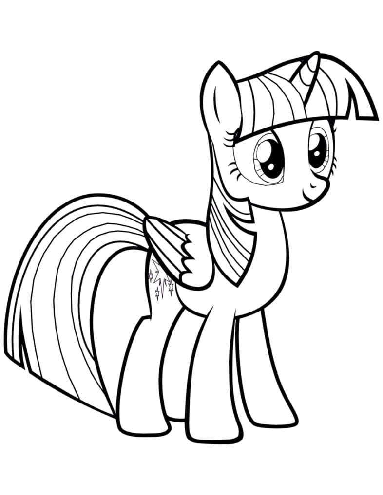 Lustiges My Little Pony ausmalbilder