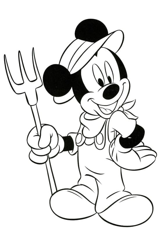 Mickey Mouse Druckvorlage ausmalbilder
