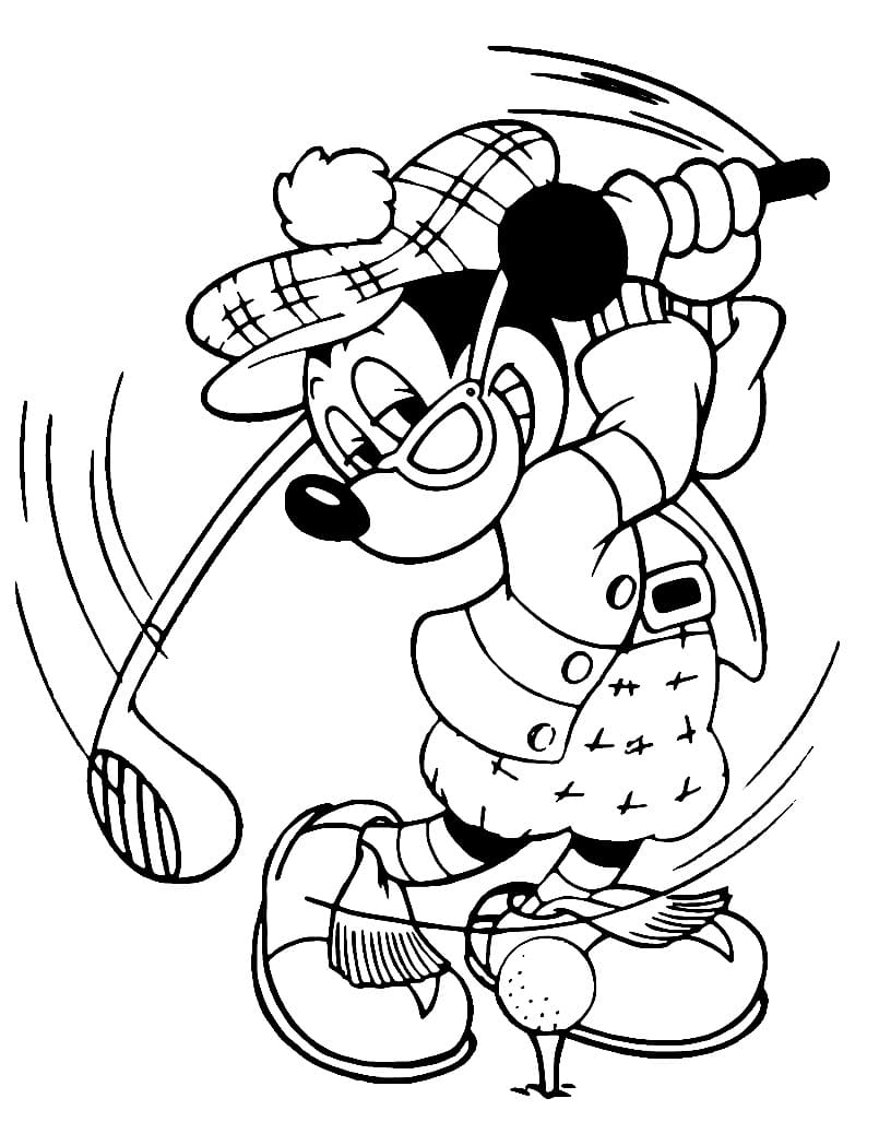 Mickey Mouse aus Disney ausmalbilder