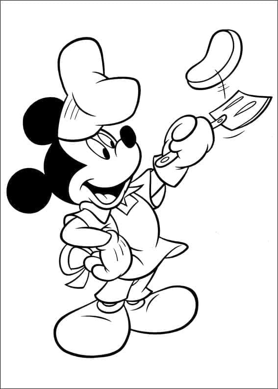 Mickey Mouse für 1-jährige Kinder ausmalbilder