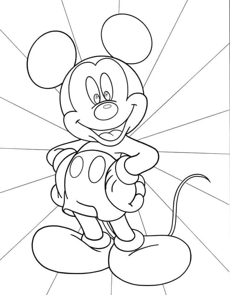 Mickey Mouse für 3-jährige Kinder ausmalbilder