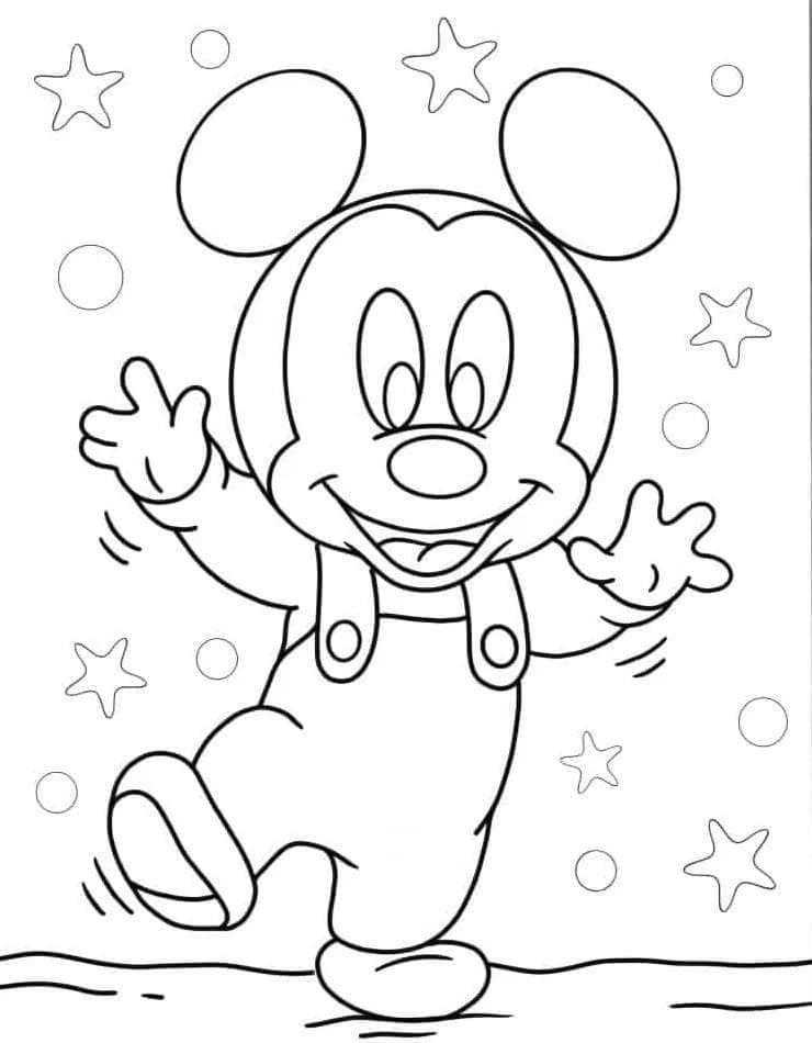 Mickey Mouse für 6-jährige Kinder ausmalbilder