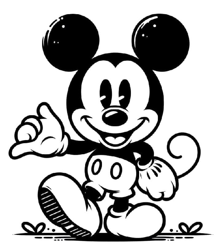 Mickey Mouse für Kinder ausmalbilder