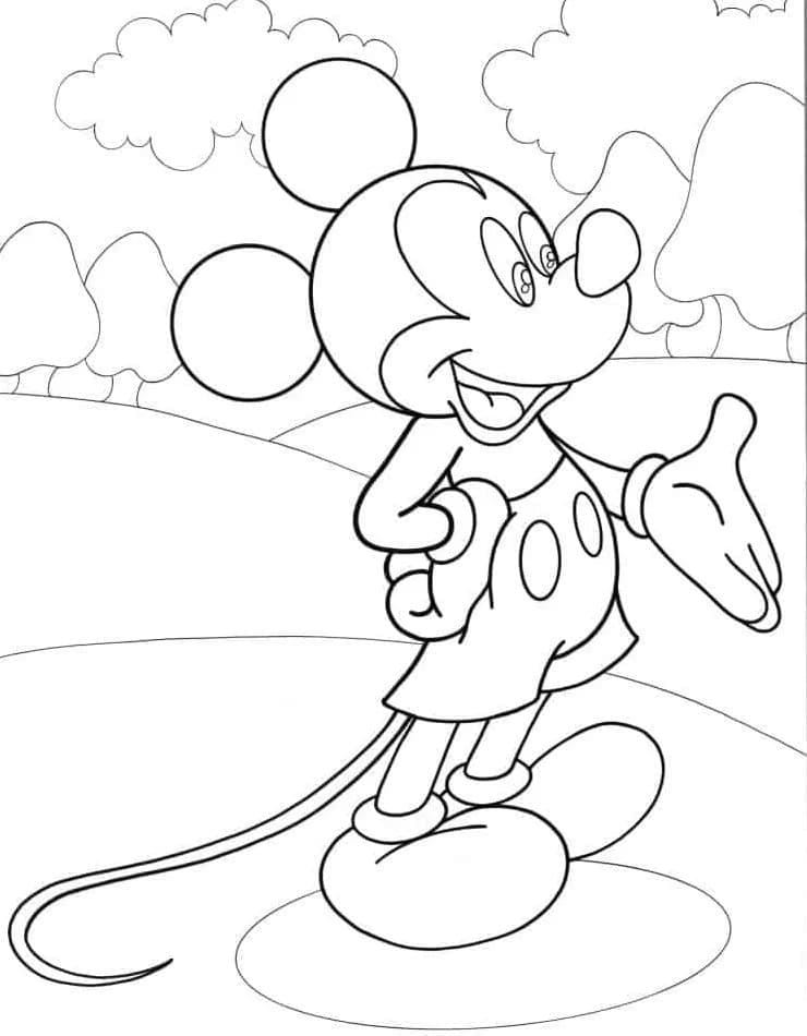 Mickey Mouse kostenlos erhältlich ausmalbilder