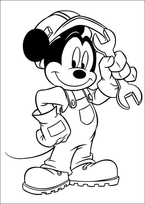 Mickey Mouse kostenlos für Kinder ausmalbilder