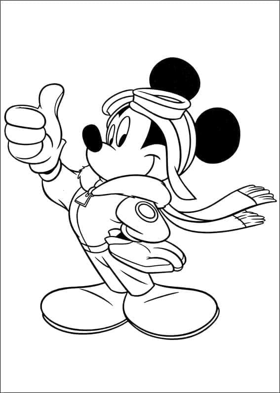 Mickey Mouse kostenloses Bild ausmalbilder