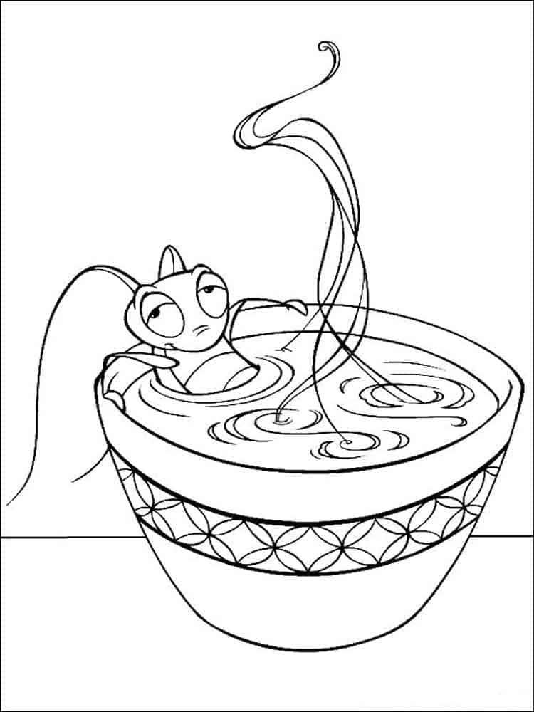 Mulan druckbares Bild ausmalbilder
