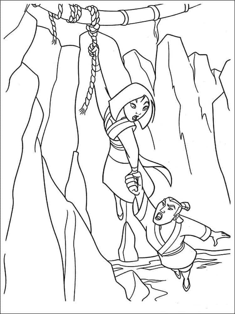 Mulan zum Ausdrucken ausmalbilder