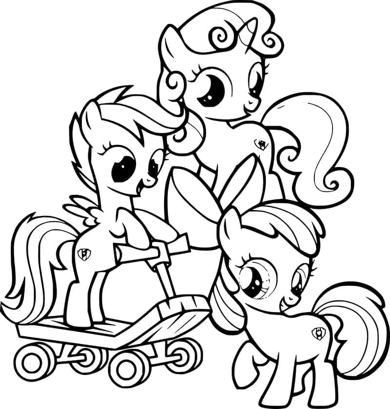 My Little Pony kostenlos verfügbar ausmalbilder