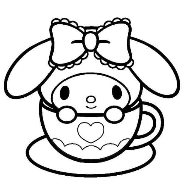 My Melody (1) ausmalbilder
