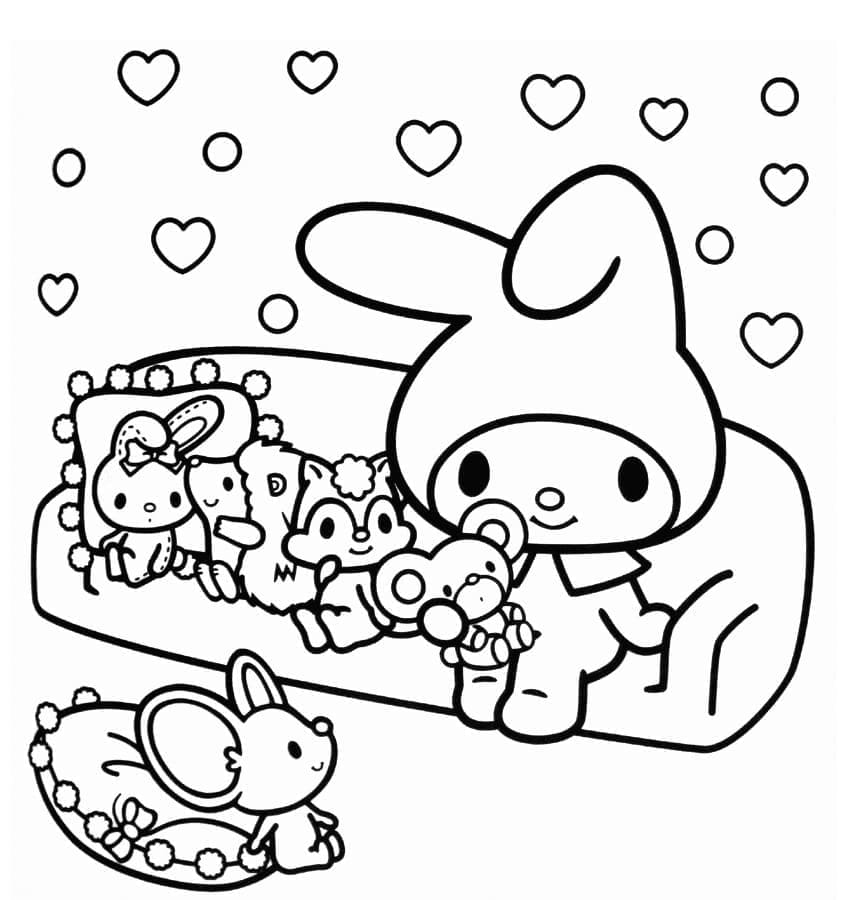 My Melody (2) ausmalbilder