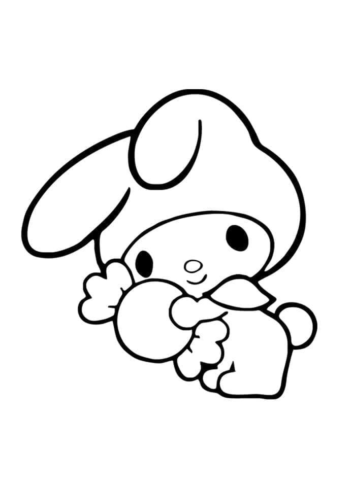 My Melody Malvorlage ausmalbilder