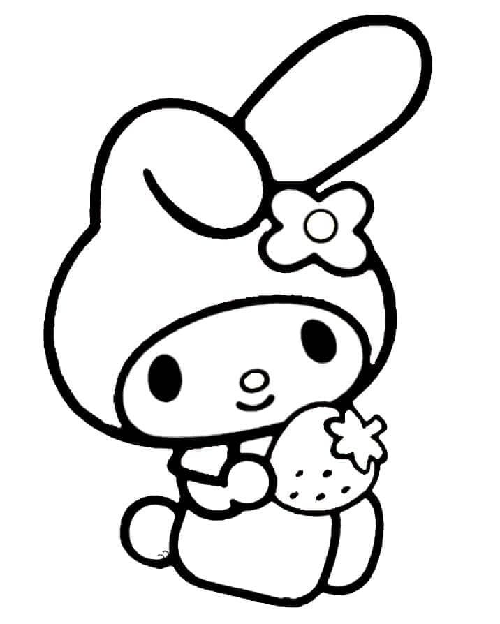 My Melody für 5-jährige Kinder ausmalbilder