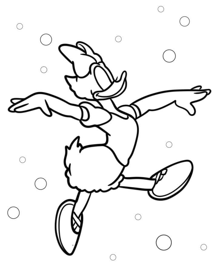 Niedliche Daisy Duck ausmalbilder