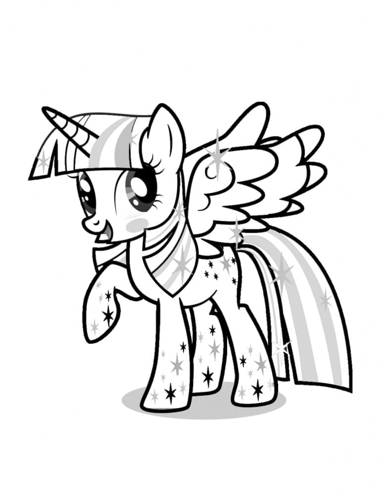 Niedliches My Little Pony ausmalbilder