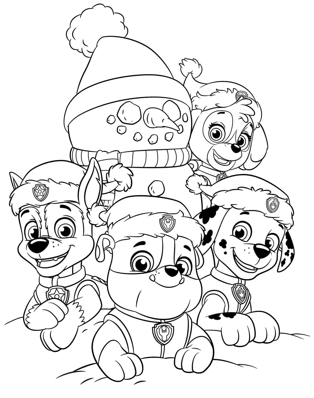 Paw Patrol (13) ausmalbilder