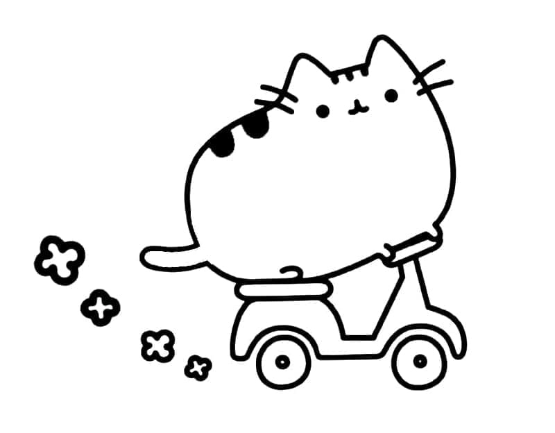 Pusheen Für 6-Jährige Kinder ausmalbilder
