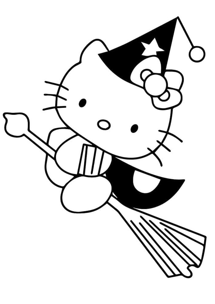 Sanrio Hello Kitty Motiv ausmalbilder