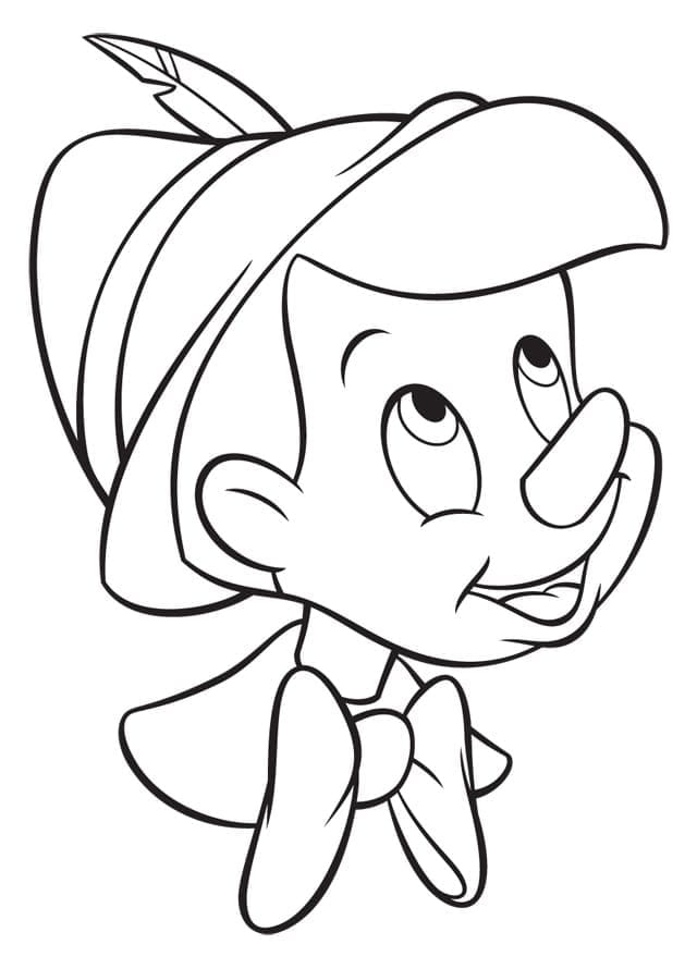 Schlichter Pinocchio ausmalbilder
