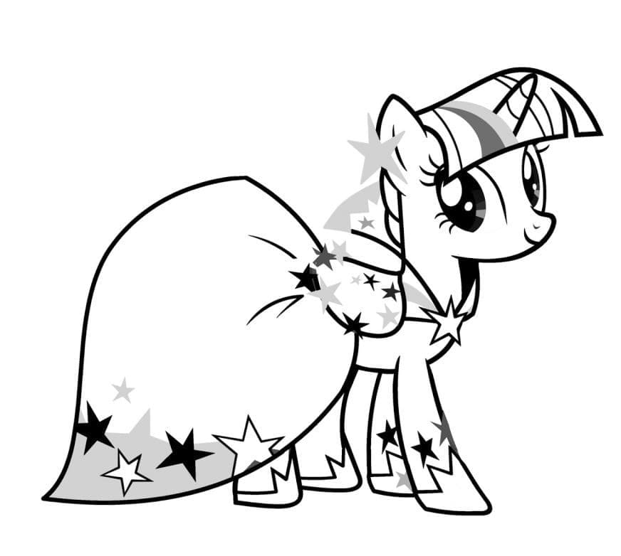 Schlichtes My Little Pony ausmalbilder