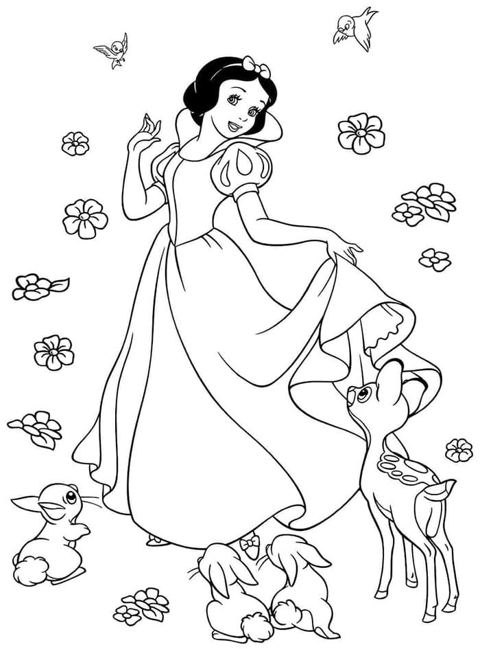 Schneewittchen von Disney ausmalbilder