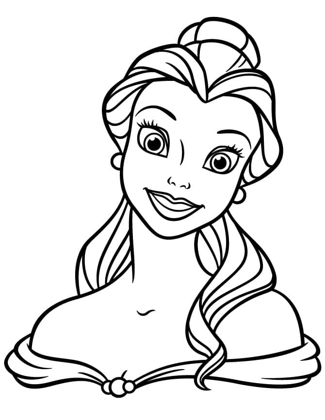 Schöne und das Biest als Disney-Motiv ausmalbilder