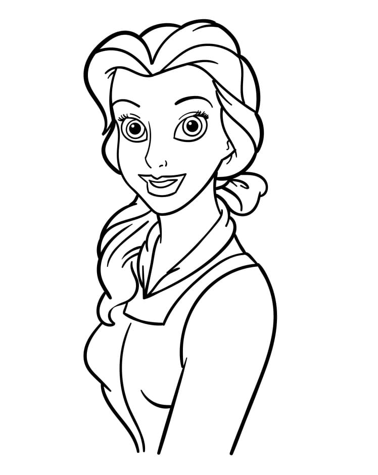 Schöne und das Biest aus der Disney-Welt ausmalbilder