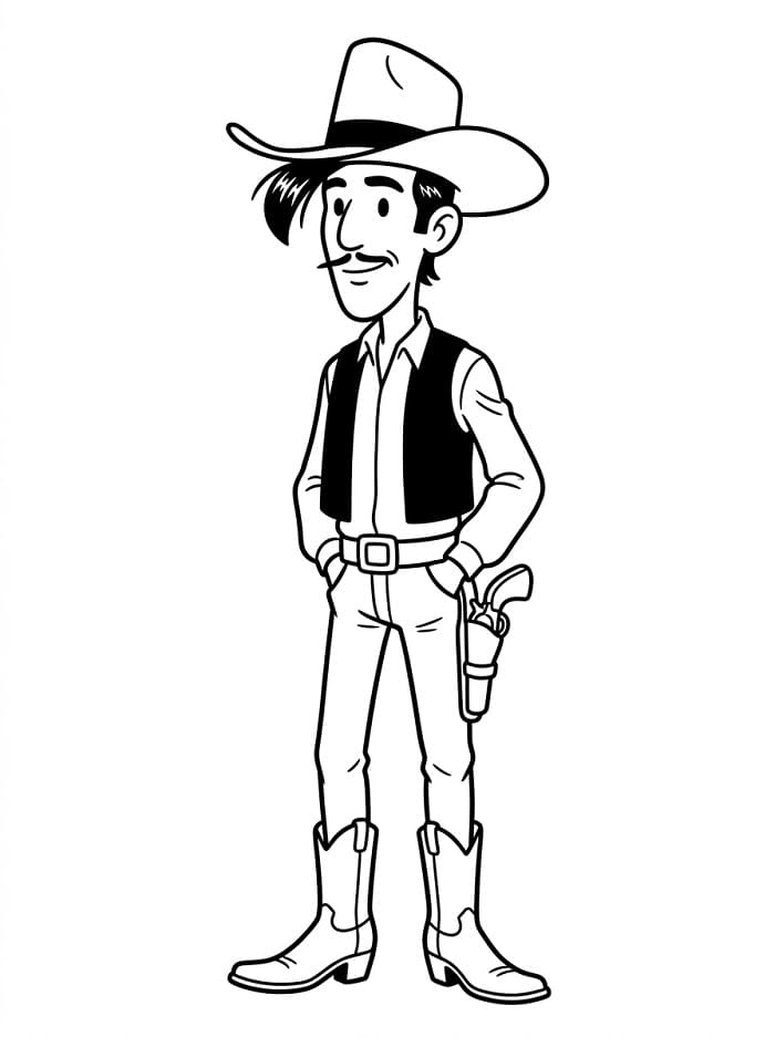 Erstaunlicher Lucky Luke ausmalbilder