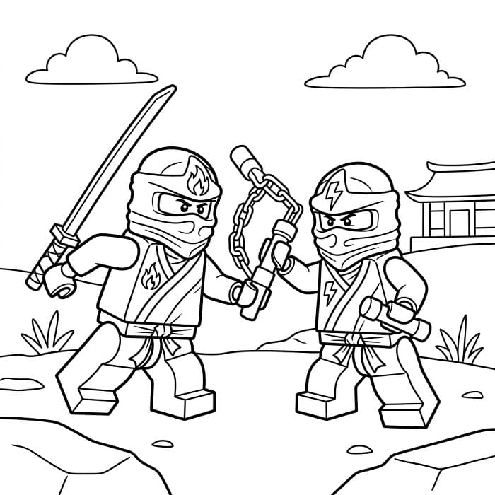 Fantastisches Ninjago ausmalbilder