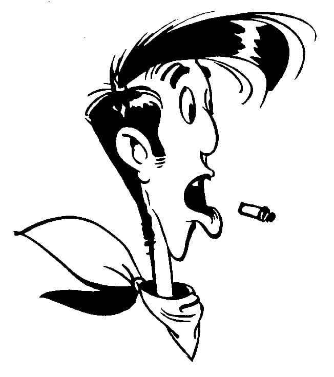 Lucky Luke Bild ausmalbilder