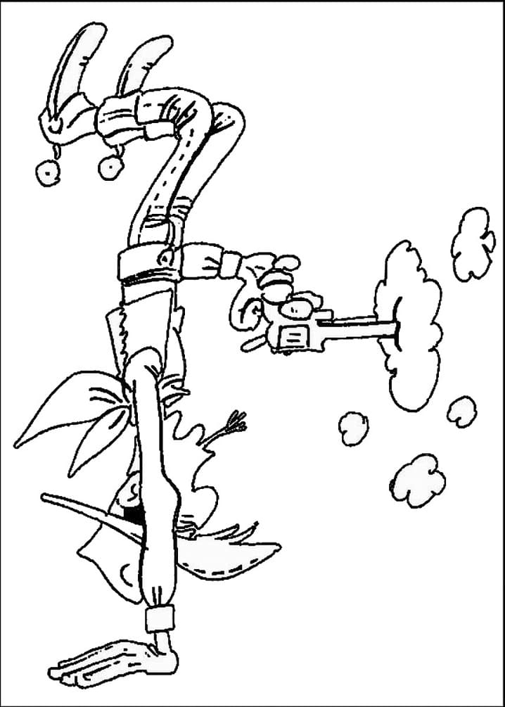 Lucky Luke Druckvorlage für Kinder ausmalbilder