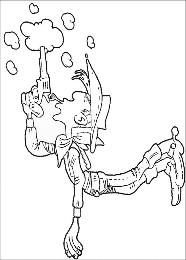 Lucky Luke kostenlos verfügbar ausmalbilder