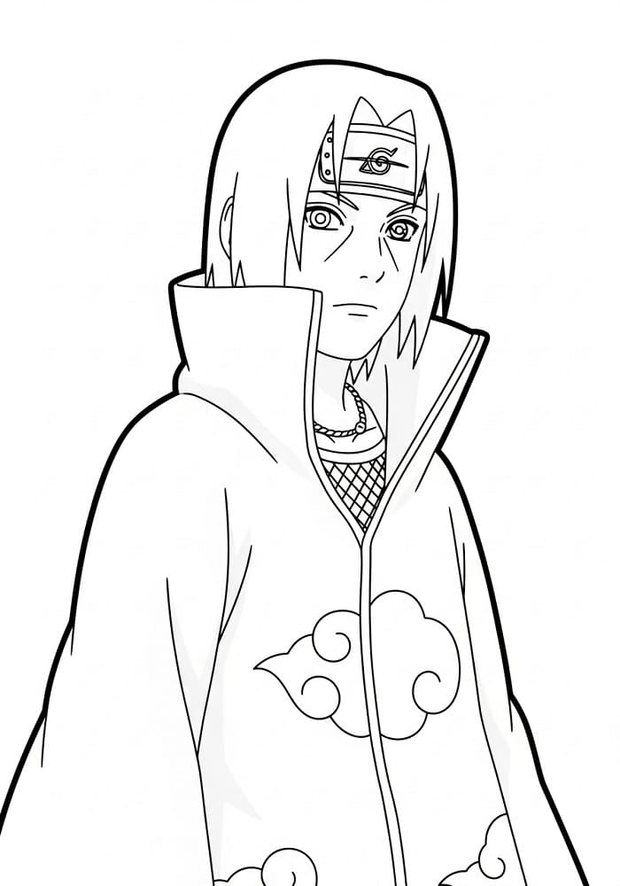 Akatsuki Itachi ausmalbilder