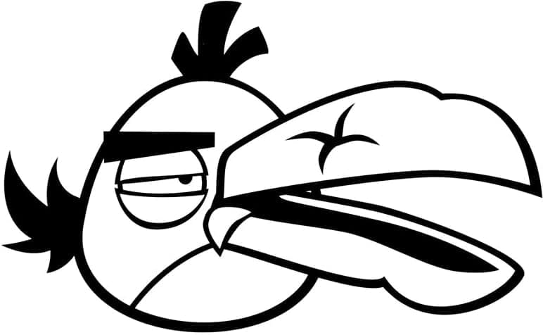 Angry Birds 1 ausmalbilder