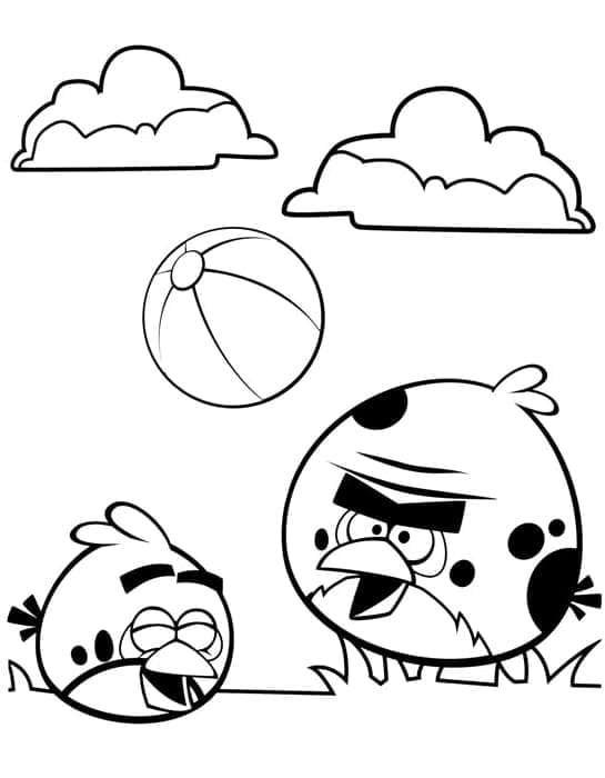 Angry Birds für 4-jährige Kinder ausmalbilder