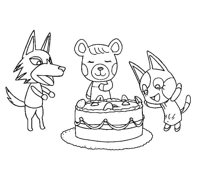 Animal Crossing für Kinder ausmalbilder