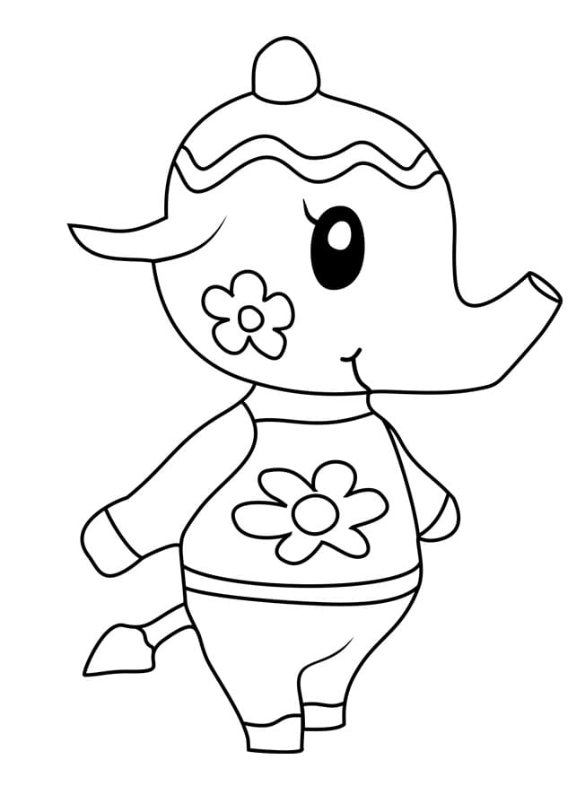Animal Crossing zum Drucken ausmalbilder