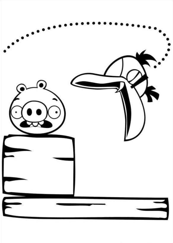 Animated Angry Birds ausmalbilder
